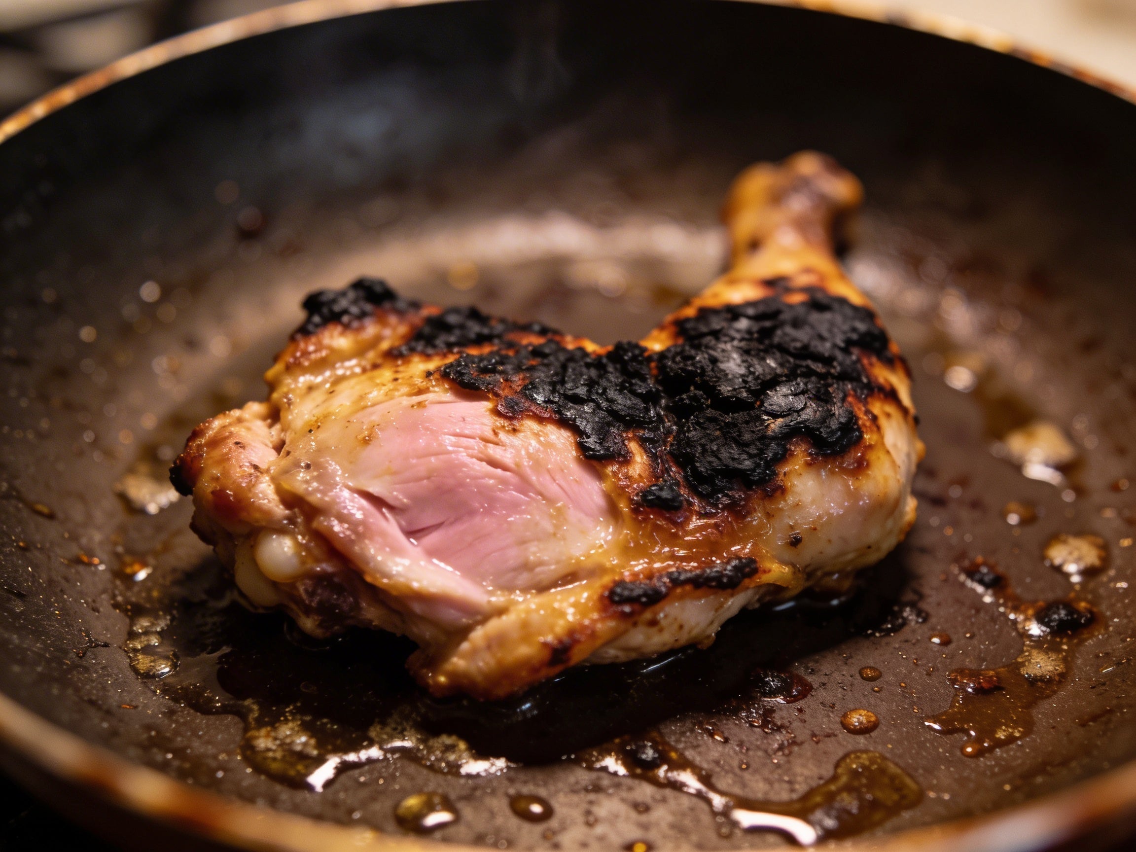 Cuisson inégale dans une poêle classique