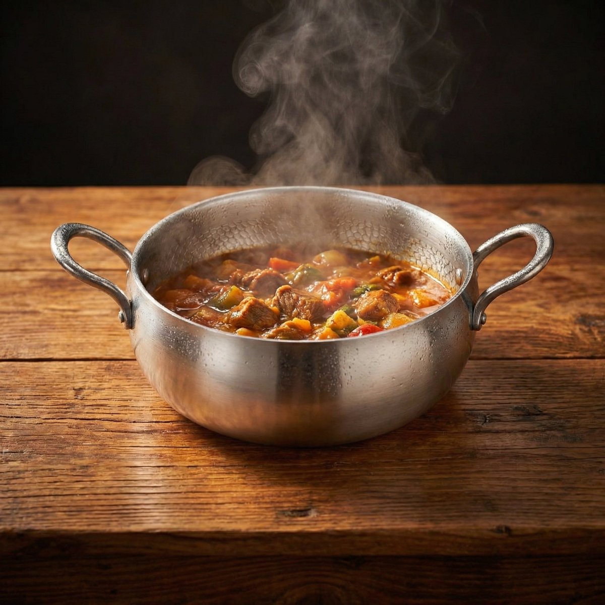 Hand-Hammered Deep Titanium Pot | World Cup 26