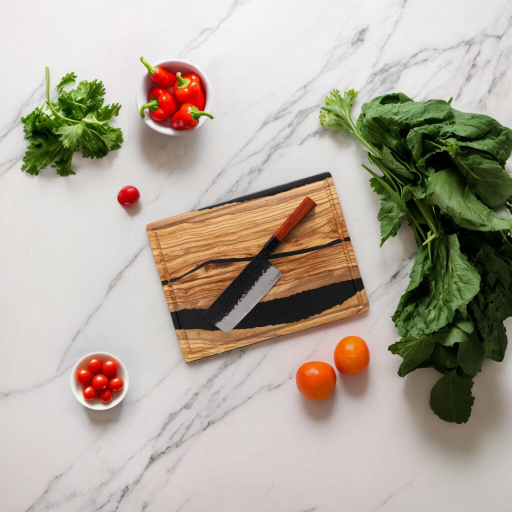 Japanese Damascus Chef’s Knife – 7.1 inch (18 cm) Precision Blade