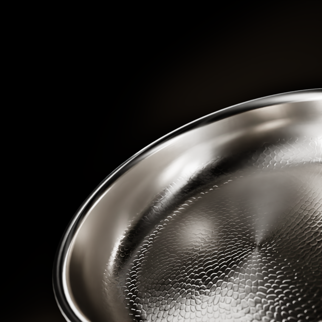 <p>Where the non-stick actually <em>comes from</em></p>